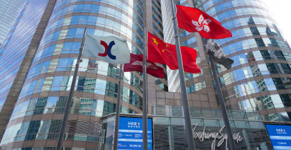Hang Seng tech index slides into correction territory after strong rally as tariff worries sour mood