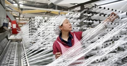 China's factory activity growth at 1-year high, official survey shows
