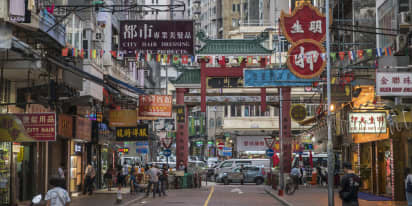 Hong Kong stocks lead sell-off in Asia-Pacific markets as trade war worries fuel risk-off sentiment