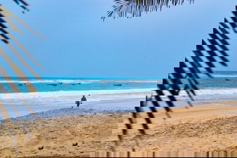 View of Ghana Beach in Africa