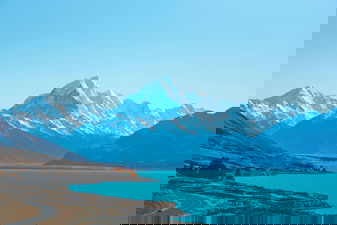 View of Lake Pukaki, New Zealand