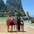 Travellers on the beach in Thailand