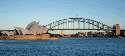 Sydney Harbour and Sydney Opera House in Australia