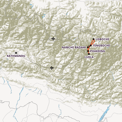 Everest Base Camp Adventure Map