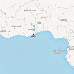 Medical Internships in Ghana Map